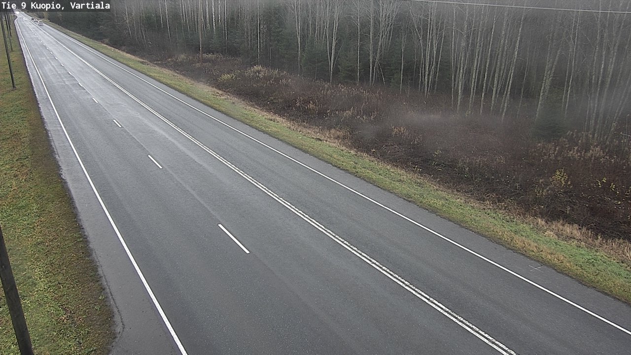 Weather Camera Image Väg 9 Kuopio, Vartiala, Kuopio, Pohjois-Savo