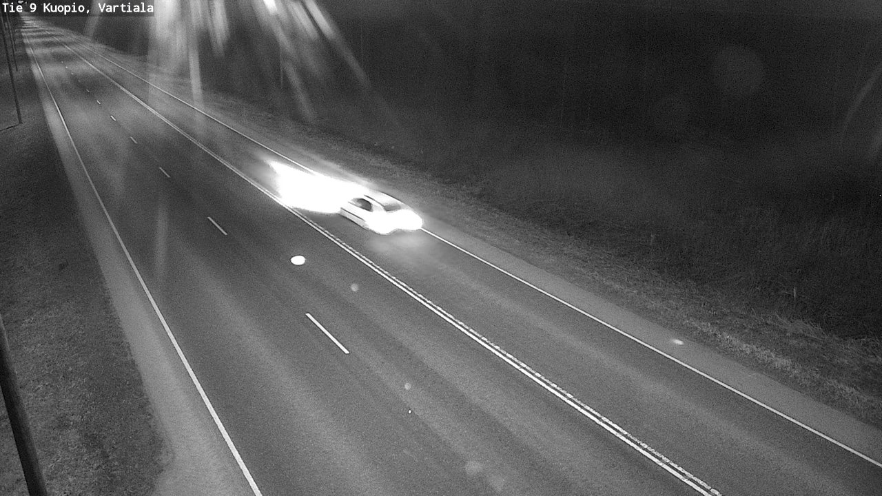 Weather Camera Image Väg 9 Kuopio, Vartiala, Kuopio, Pohjois-Savo