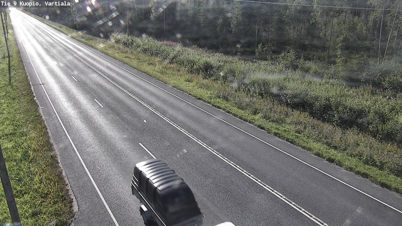 Weather Camera Image Väg 9 Kuopio, Vartiala, Kuopio, Pohjois-Savo