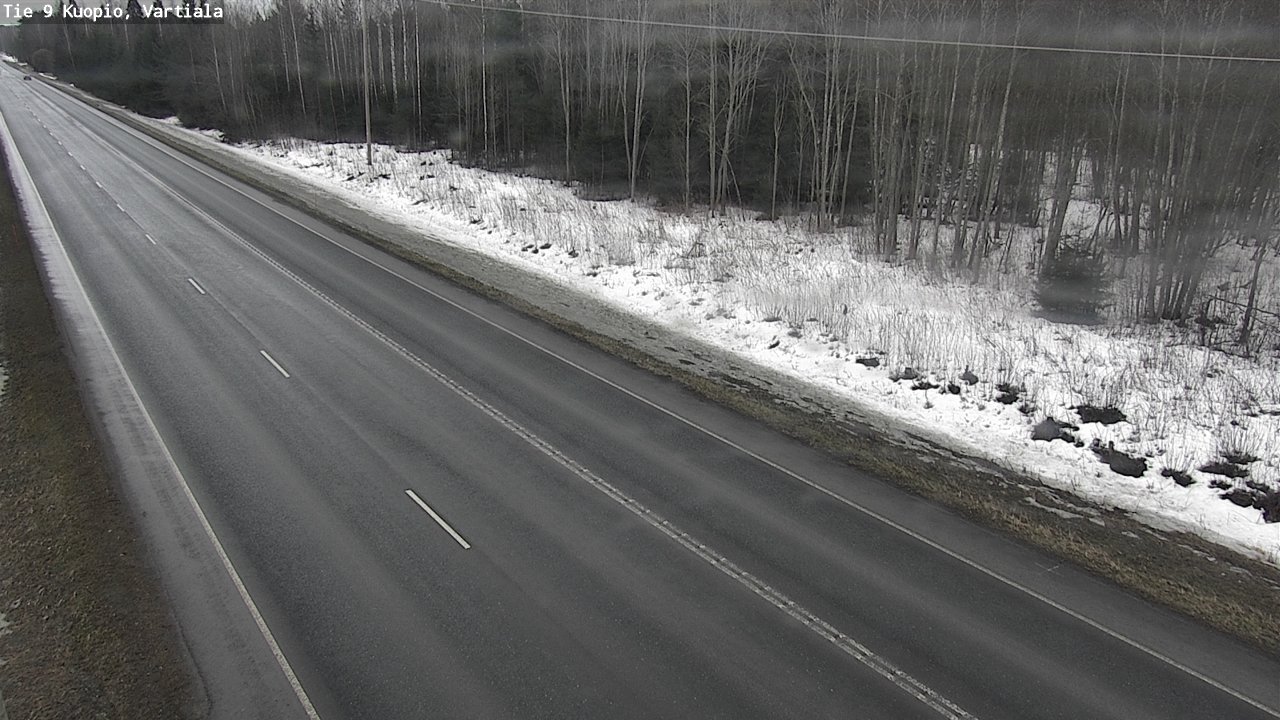 Weather Camera Image Road 9 Kuopio, Vartiala, Kuopio, Pohjois-Savo