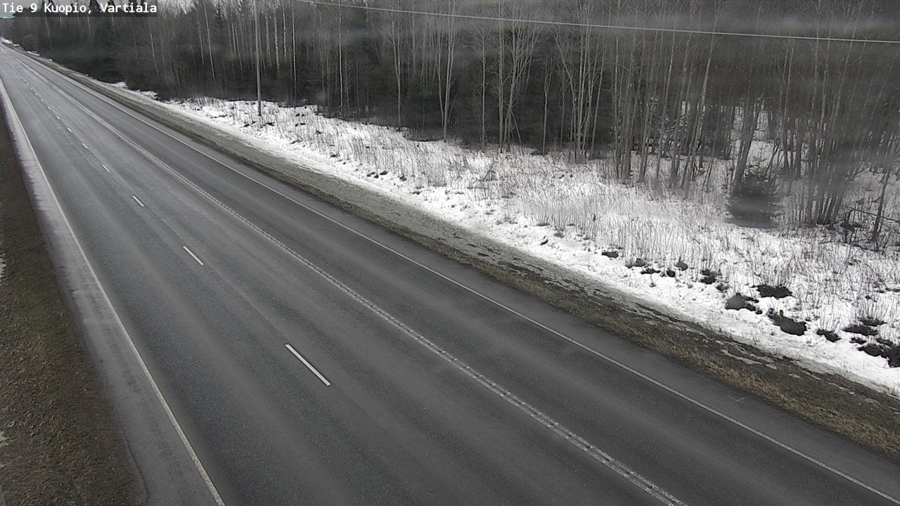 Weather Camera Image Road 9 Kuopio, Vartiala, Kuopio, Pohjois-Savo