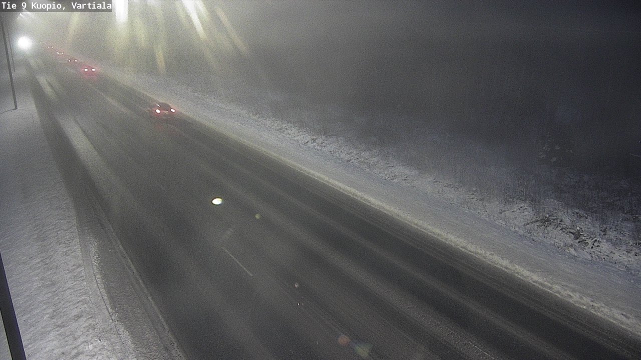 Weather Camera Image Road 9 Kuopio, Vartiala, Kuopio, Pohjois-Savo
