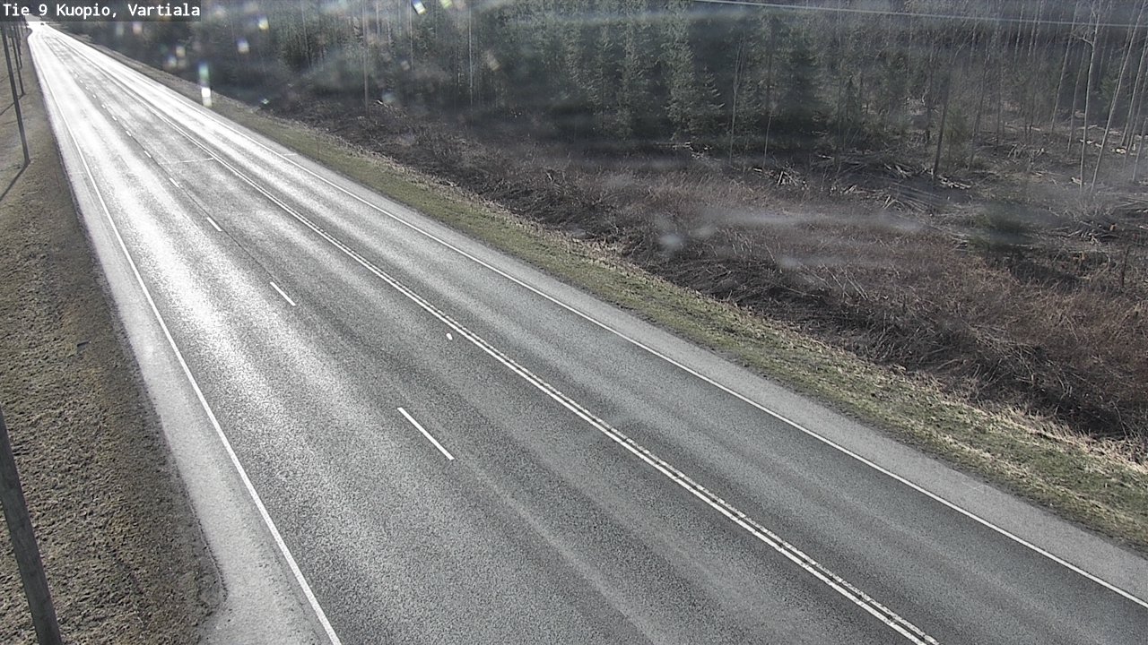 Weather Camera Image Väg 9 Kuopio, Vartiala, Kuopio, Pohjois-Savo