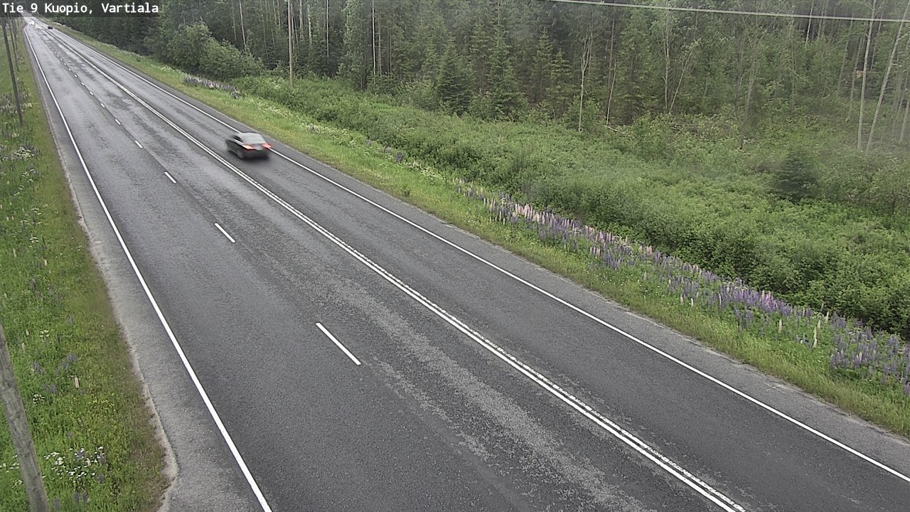 Weather Camera Image Road 9 Kuopio, Vartiala, Kuopio, Pohjois-Savo