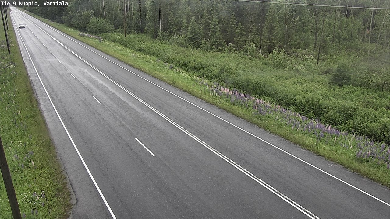 Kelikamerat Kuva Tie 9 Kuopio, Vartiala, Kuopio, Pohjois-Savo
