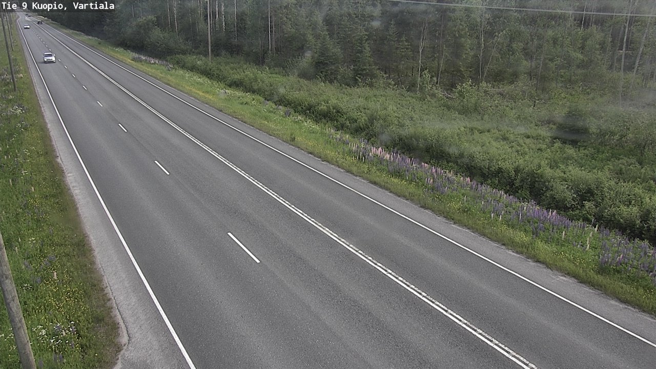 Weather Camera Image Road 9 Kuopio, Vartiala, Kuopio, Pohjois-Savo