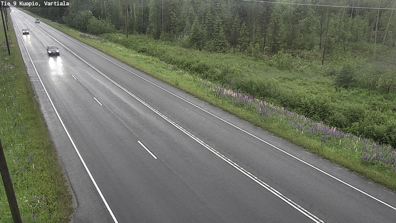 Kelikamerat Kuva Tie 9 Kuopio, Vartiala, Kuopio, Pohjois-Savo
