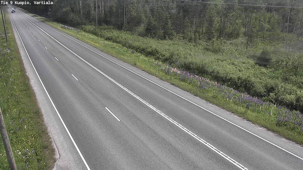 Weather Camera Image Road 9 Kuopio, Vartiala, Kuopio, Pohjois-Savo