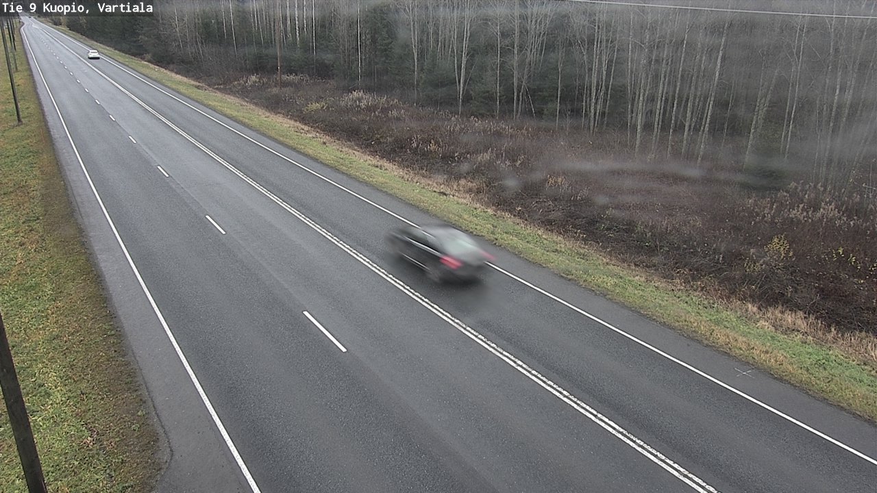 Weather Camera Image Väg 9 Kuopio, Vartiala, Kuopio, Pohjois-Savo