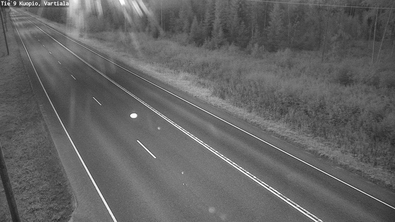 Weather Camera Image Väg 9 Kuopio, Vartiala, Kuopio, Pohjois-Savo