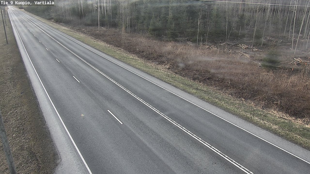 Weather Camera Image Road 9 Kuopio, Vartiala, Kuopio, Pohjois-Savo