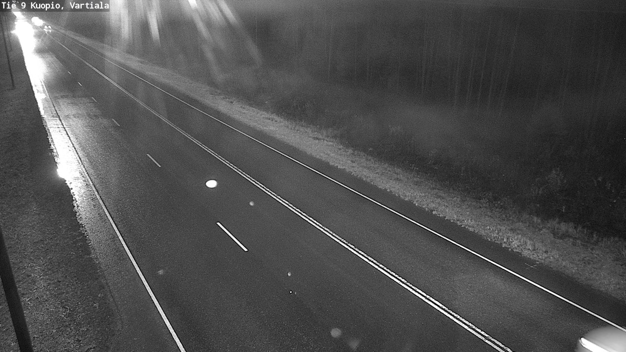 Weather Camera Image Väg 9 Kuopio, Vartiala, Kuopio, Pohjois-Savo
