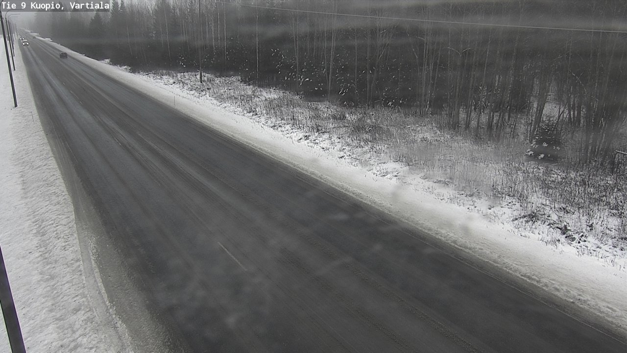 Weather Camera Image Road 9 Kuopio, Vartiala, Kuopio, Pohjois-Savo