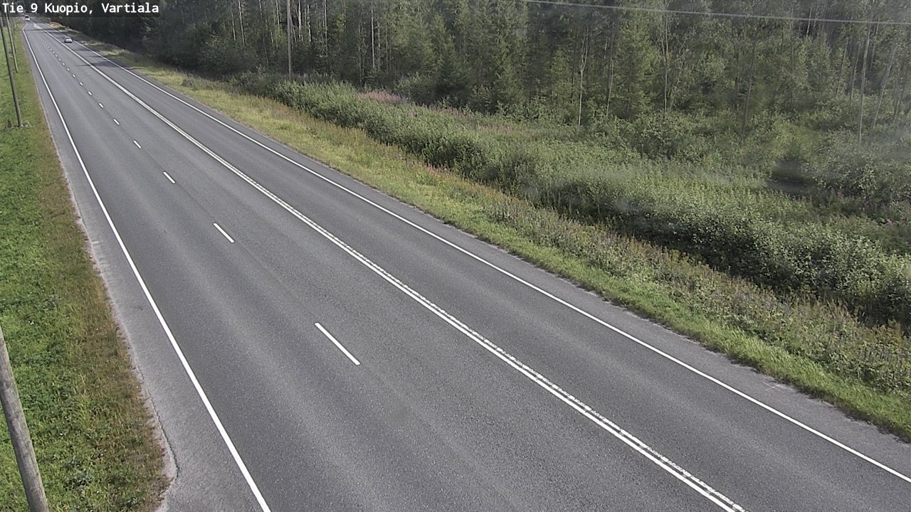 Weather Camera Image Road 9 Kuopio, Vartiala, Kuopio, Pohjois-Savo