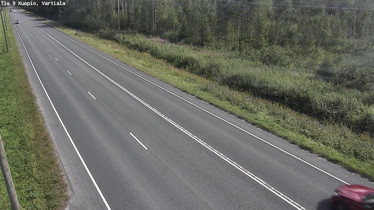 Weather Camera Image Väg 9 Kuopio, Vartiala, Kuopio, Pohjois-Savo