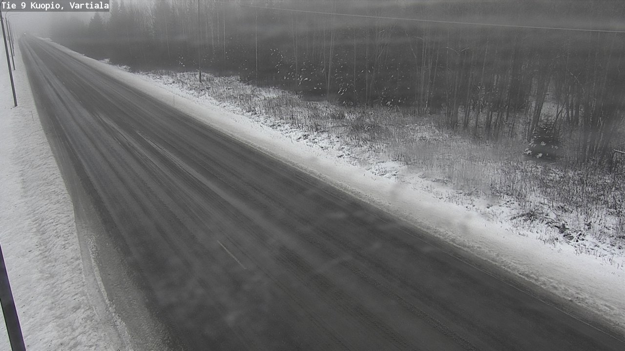 Weather Camera Image Road 9 Kuopio, Vartiala, Kuopio, Pohjois-Savo