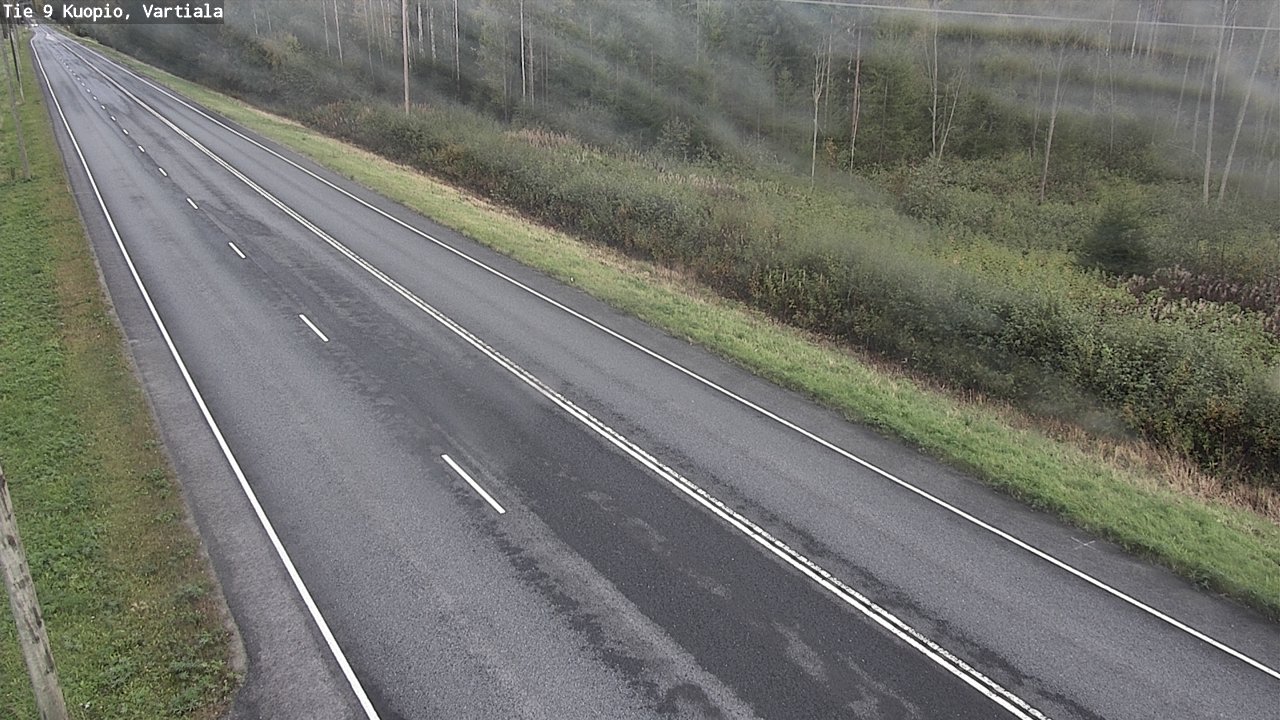 Weather Camera Image Road 9 Kuopio, Vartiala, Kuopio, Pohjois-Savo