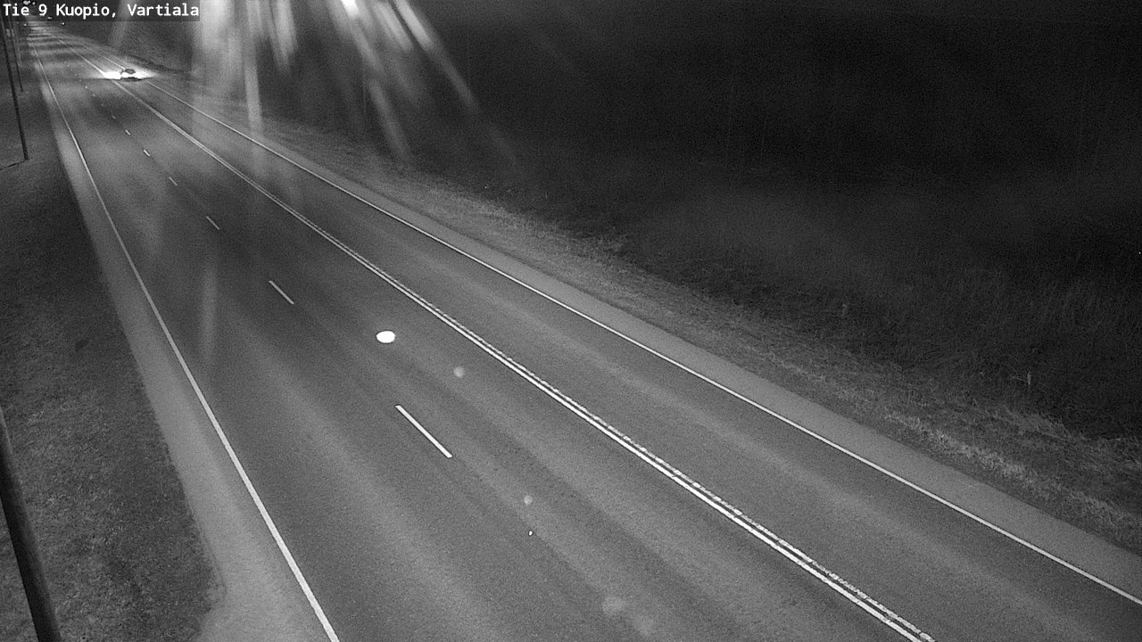 Weather Camera Image Väg 9 Kuopio, Vartiala, Kuopio, Pohjois-Savo