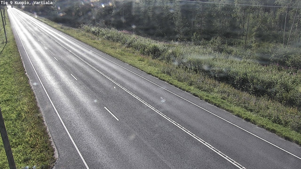Weather Camera Image Väg 9 Kuopio, Vartiala, Kuopio, Pohjois-Savo