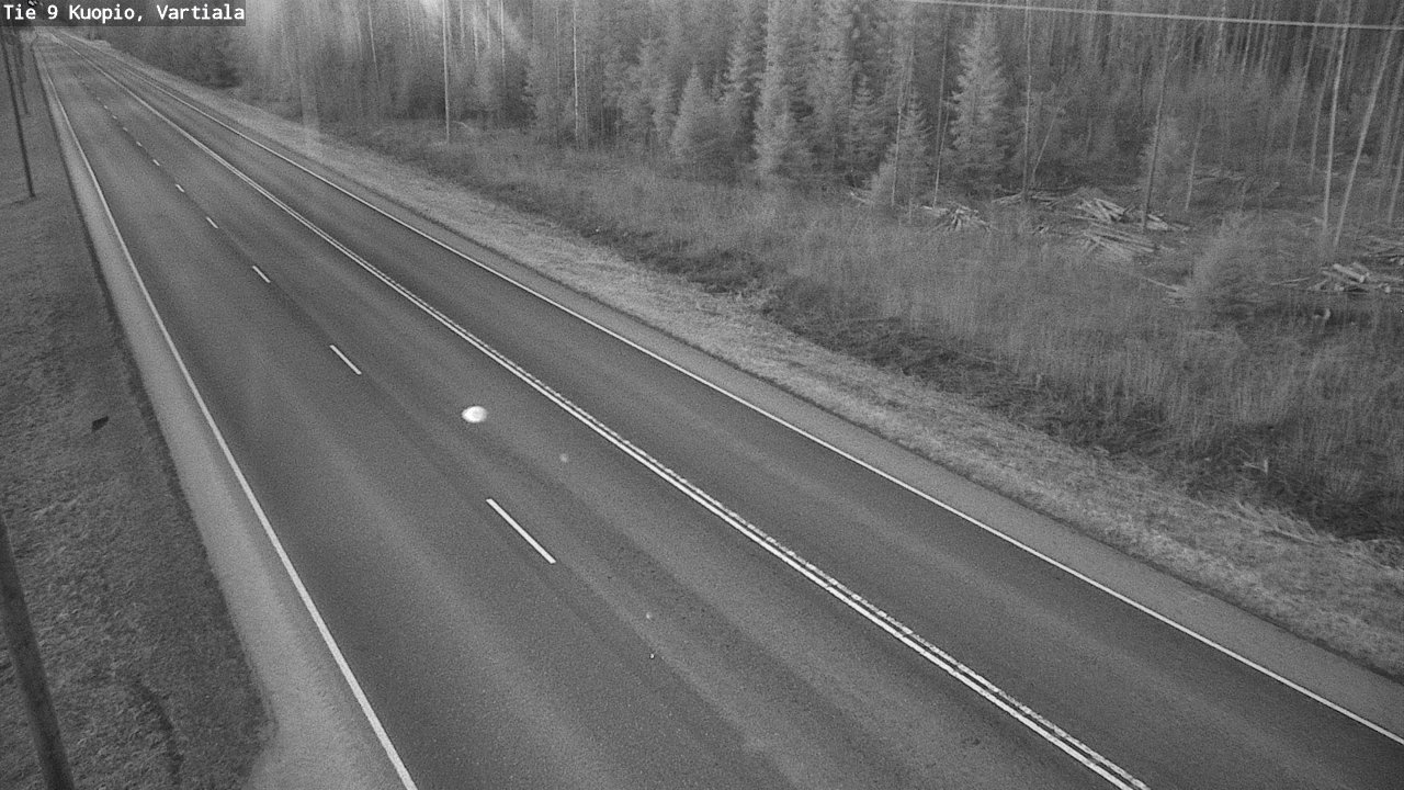 Kelikamerat Kuva Tie 9 Kuopio, Vartiala, Kuopio, Pohjois-Savo