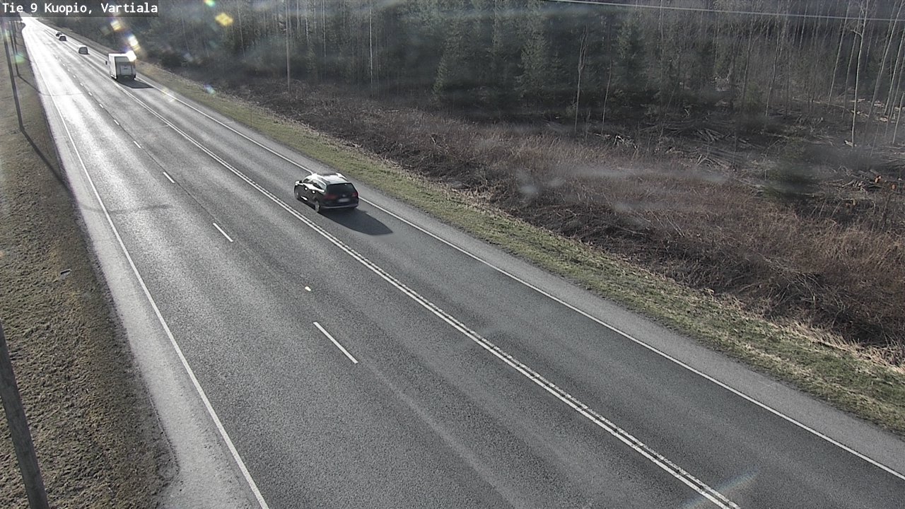 Weather Camera Image Road 9 Kuopio, Vartiala, Kuopio, Pohjois-Savo