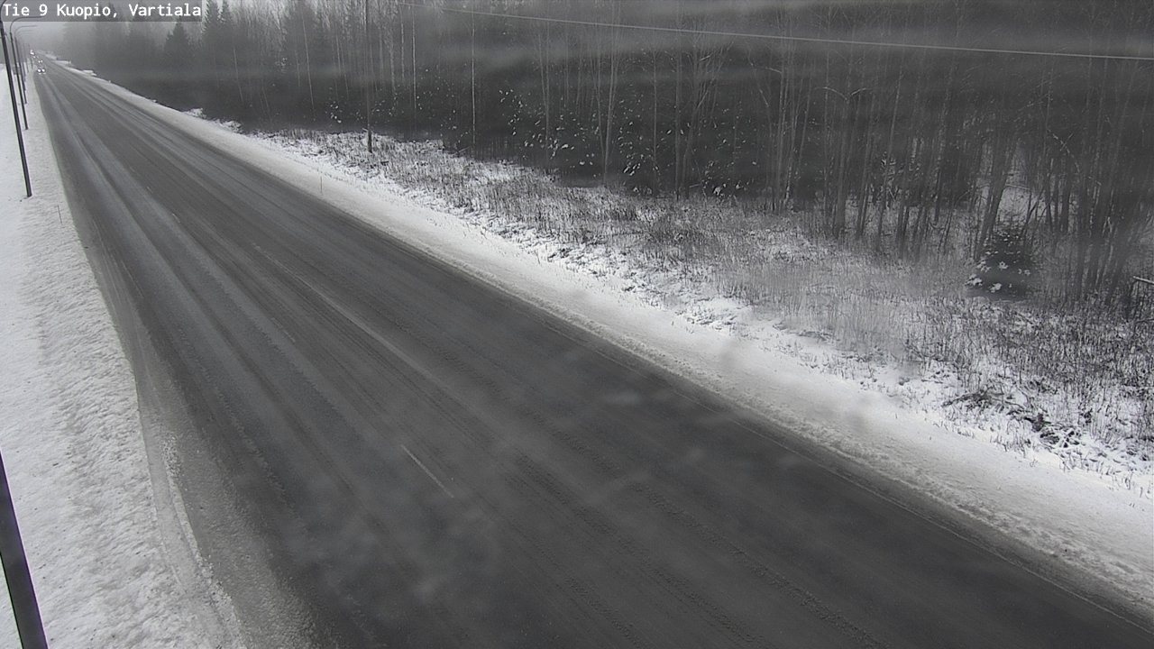 Weather Camera Image Road 9 Kuopio, Vartiala, Kuopio, Pohjois-Savo