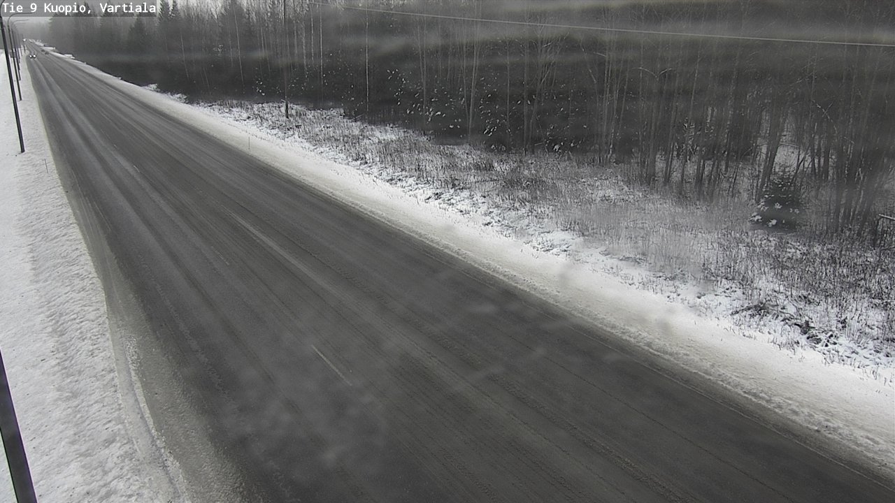 Weather Camera Image Road 9 Kuopio, Vartiala, Kuopio, Pohjois-Savo