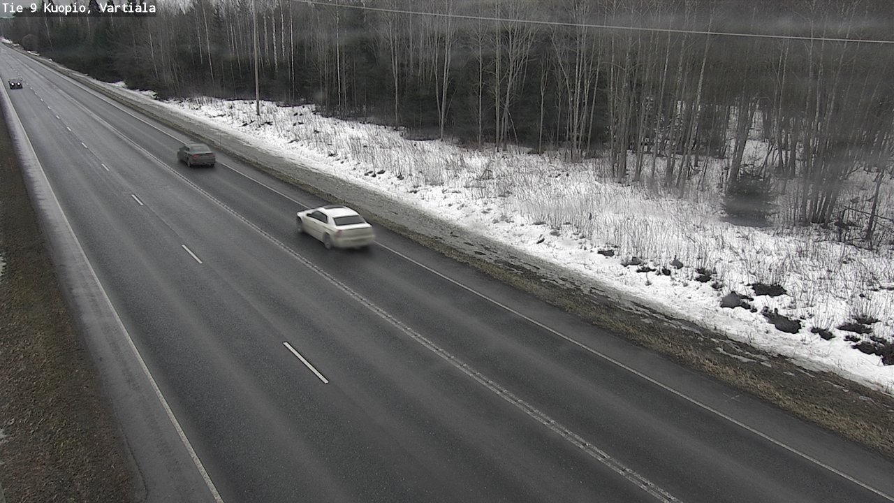 Weather Camera Image Road 9 Kuopio, Vartiala, Kuopio, Pohjois-Savo