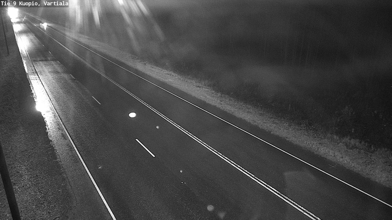 Weather Camera Image Väg 9 Kuopio, Vartiala, Kuopio, Pohjois-Savo
