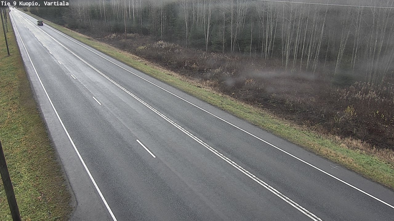 Weather Camera Image Väg 9 Kuopio, Vartiala, Kuopio, Pohjois-Savo