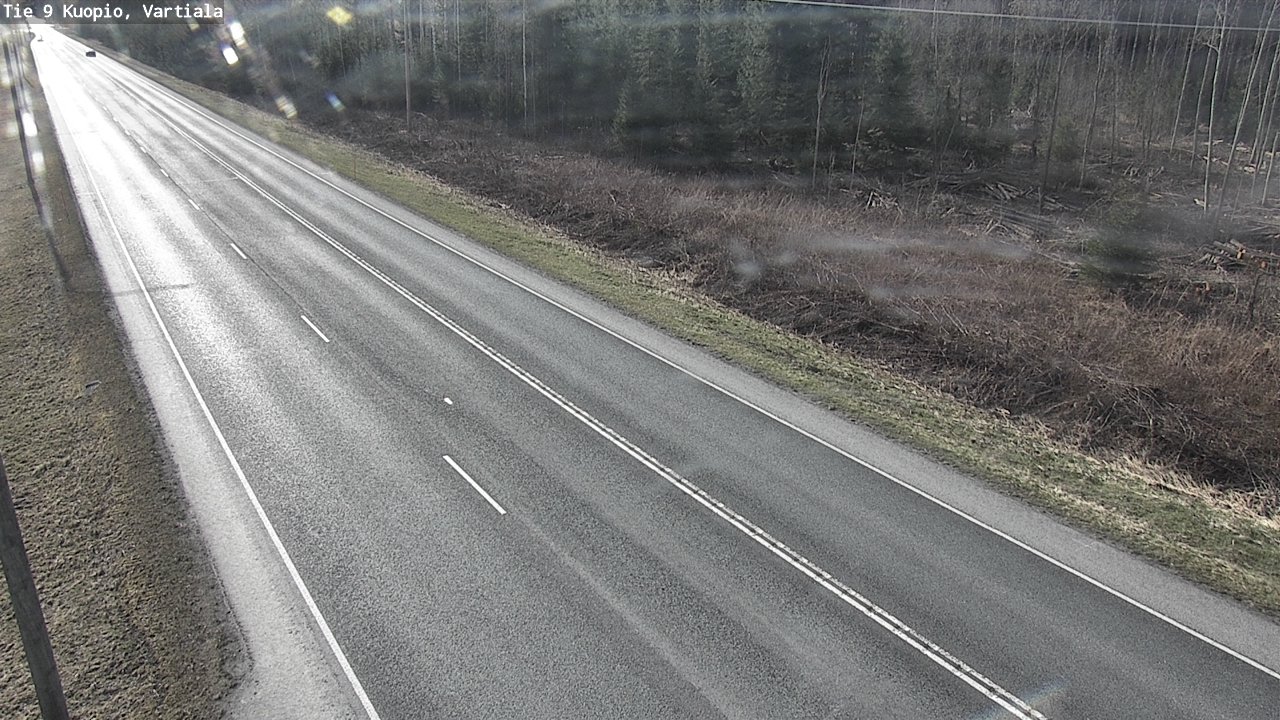 Weather Camera Image Road 9 Kuopio, Vartiala, Kuopio, Pohjois-Savo