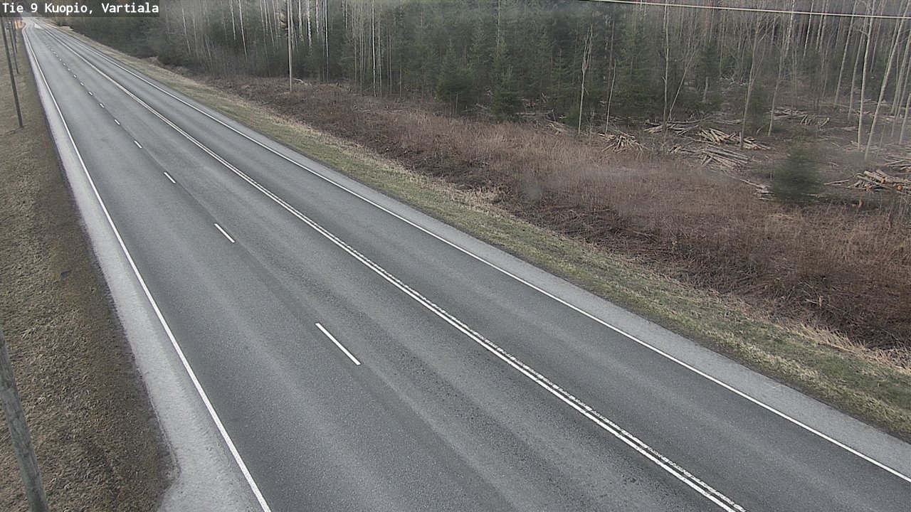 Kelikamerat Kuva Tie 9 Kuopio, Vartiala, Kuopio, Pohjois-Savo