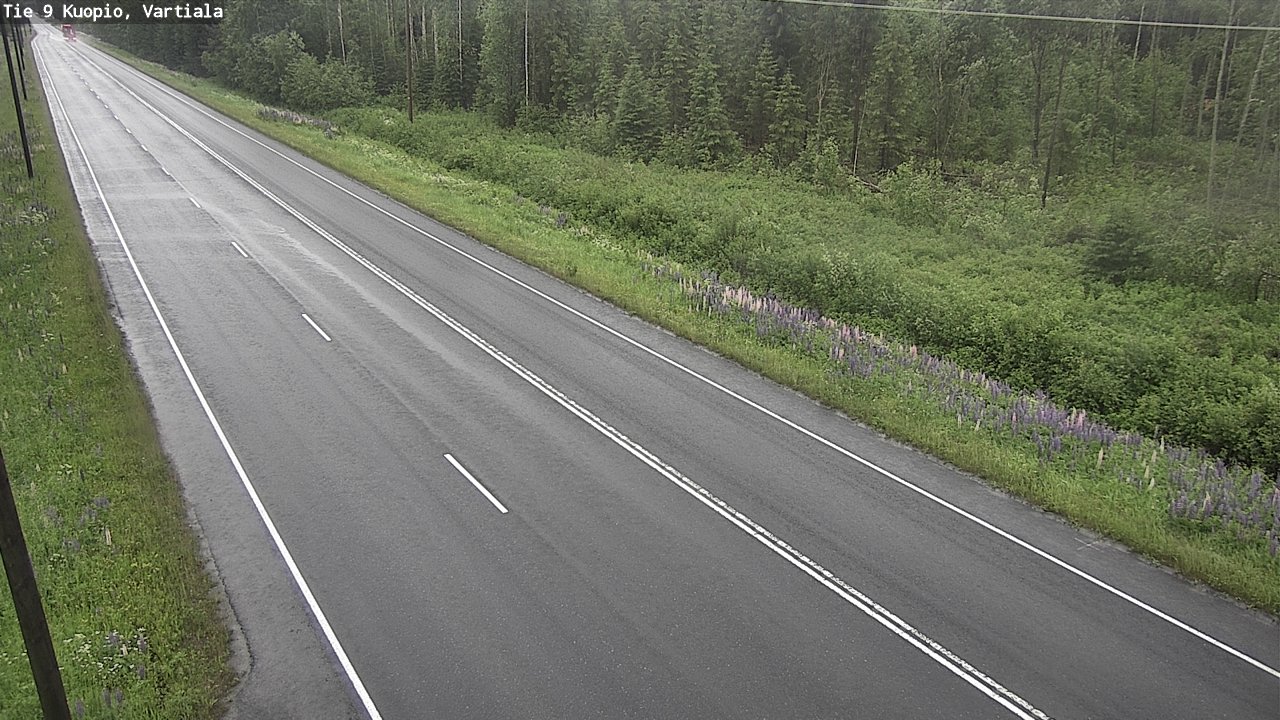 Weather Camera Image Road 9 Kuopio, Vartiala, Kuopio, Pohjois-Savo
