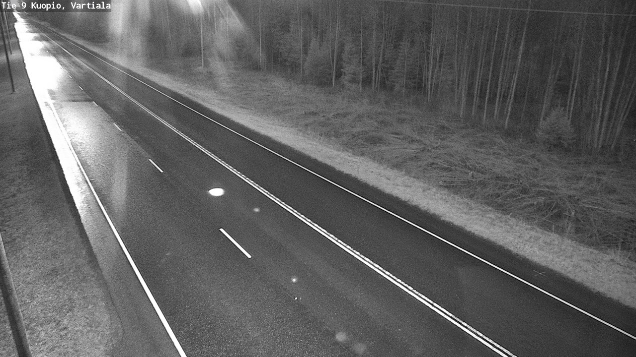 Weather Camera Image Road 9 Kuopio, Vartiala, Kuopio, Pohjois-Savo