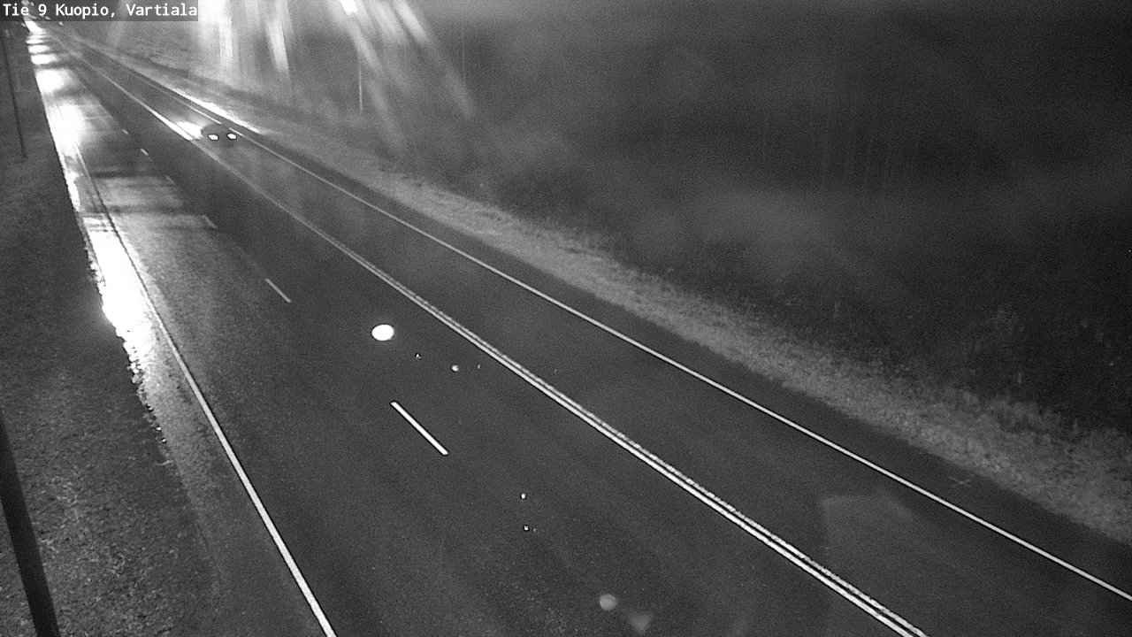 Weather Camera Image Väg 9 Kuopio, Vartiala, Kuopio, Pohjois-Savo