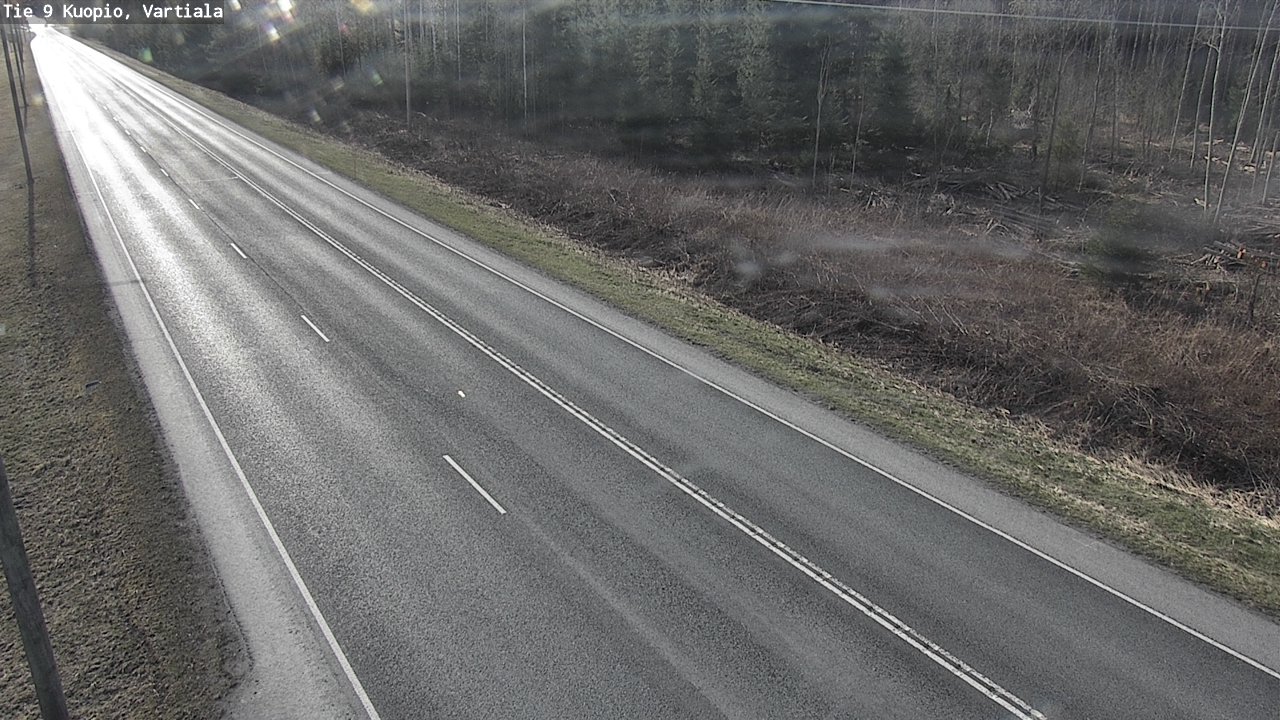 Weather Camera Image Road 9 Kuopio, Vartiala, Kuopio, Pohjois-Savo