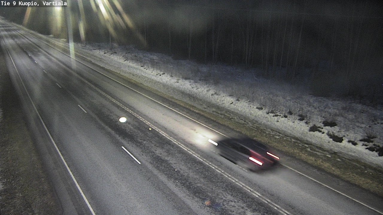 Kelikamerat Kuva Tie 9 Kuopio, Vartiala, Kuopio, Pohjois-Savo