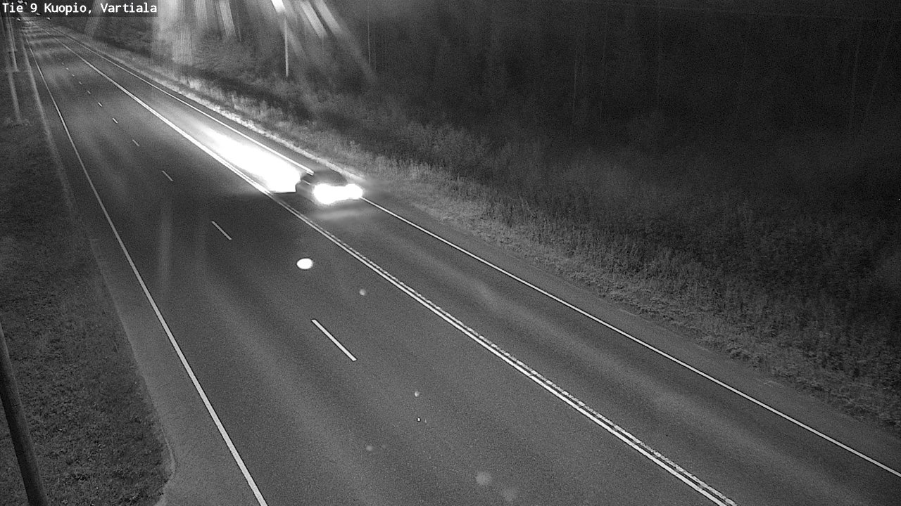 Weather Camera Image Väg 9 Kuopio, Vartiala, Kuopio, Pohjois-Savo