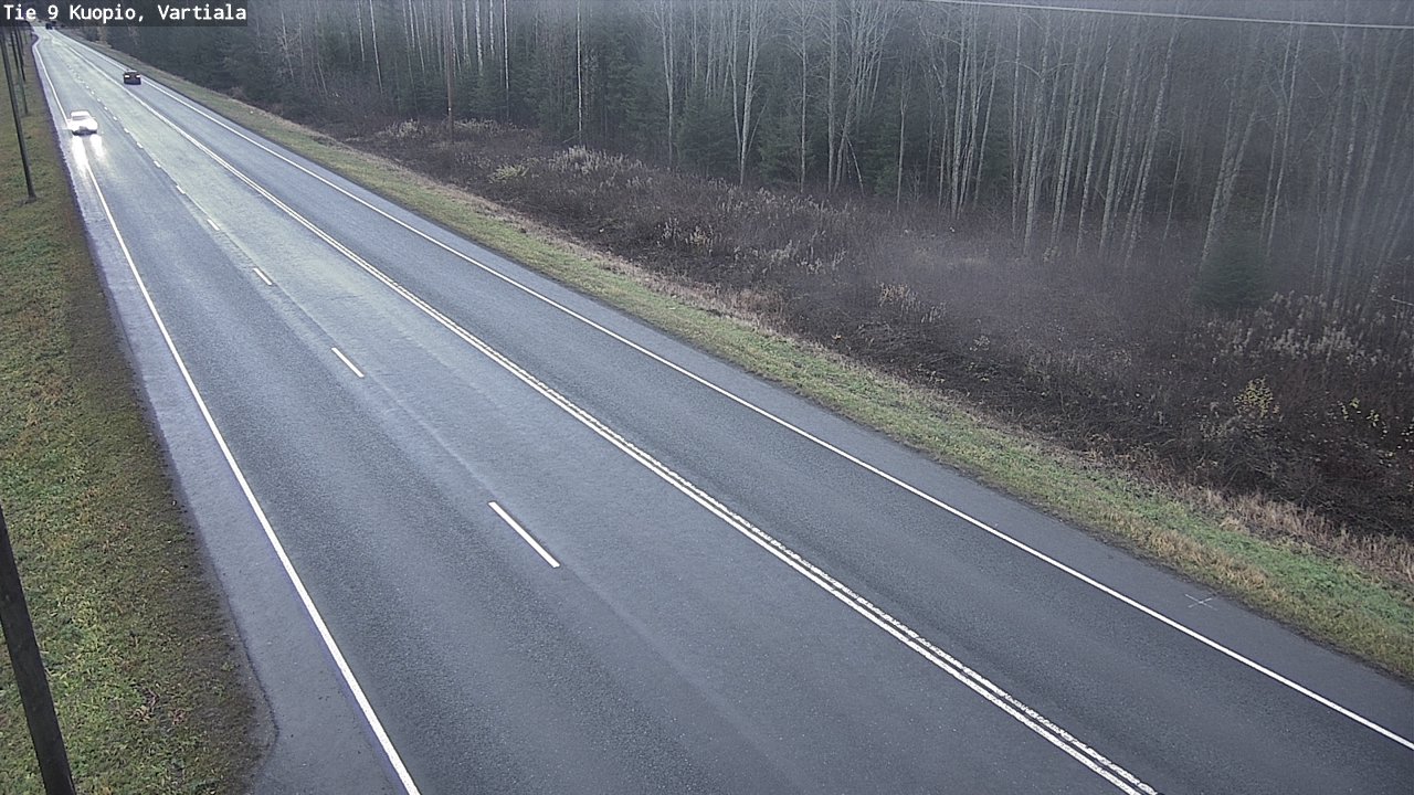 Weather Camera Image Väg 9 Kuopio, Vartiala, Kuopio, Pohjois-Savo