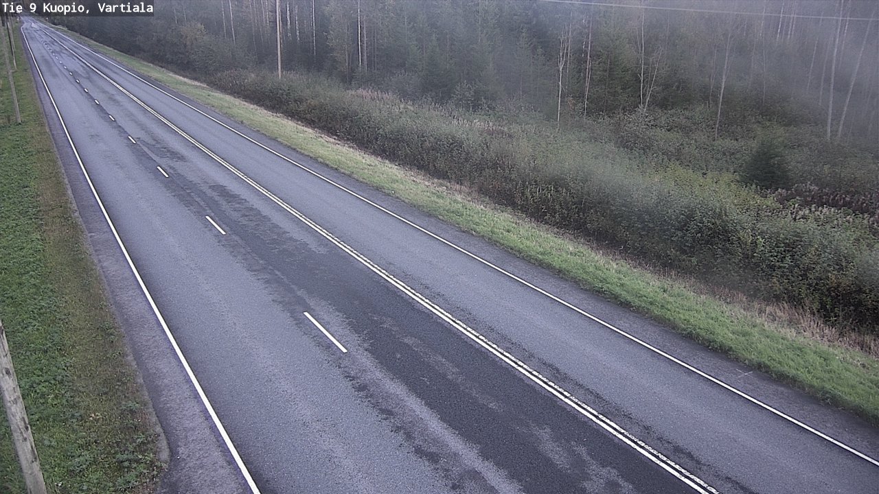 Weather Camera Image Road 9 Kuopio, Vartiala, Kuopio, Pohjois-Savo