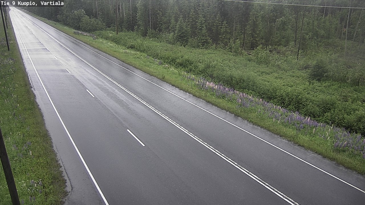 Weather Camera Image Road 9 Kuopio, Vartiala, Kuopio, Pohjois-Savo