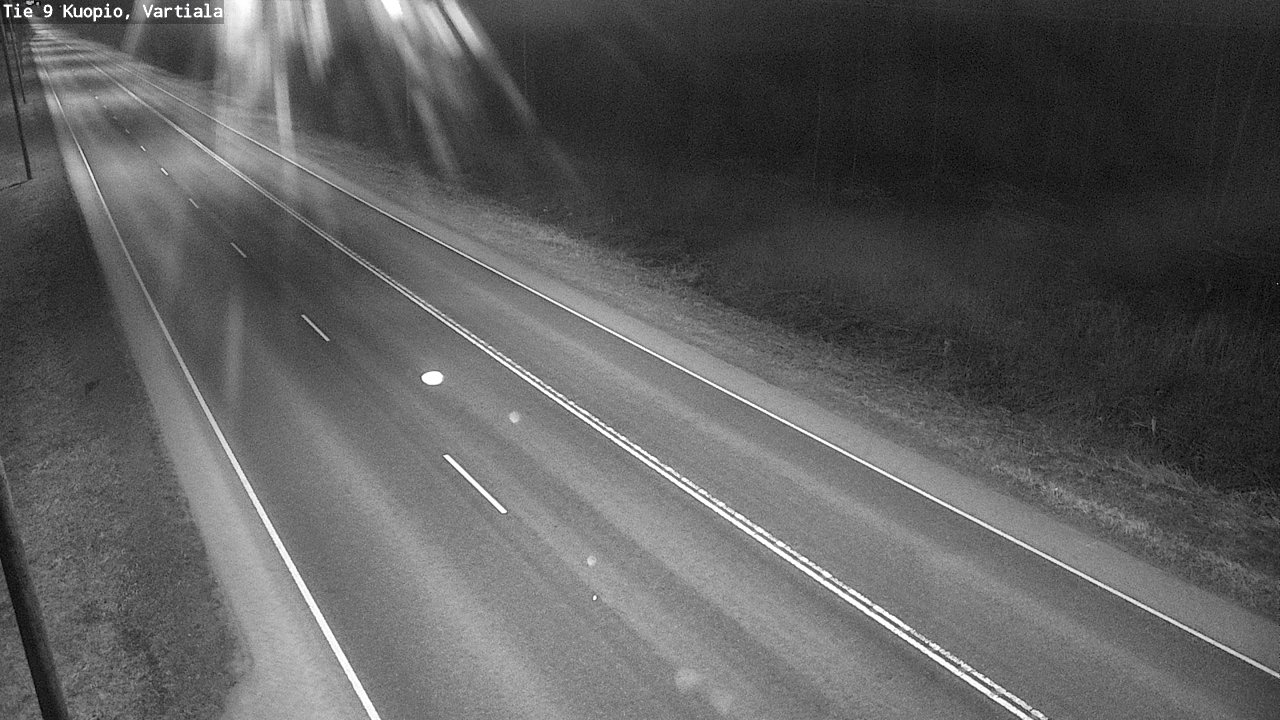 Weather Camera Image Väg 9 Kuopio, Vartiala, Kuopio, Pohjois-Savo