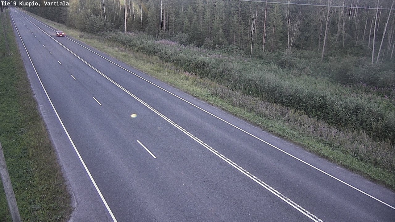 Weather Camera Image Väg 9 Kuopio, Vartiala, Kuopio, Pohjois-Savo