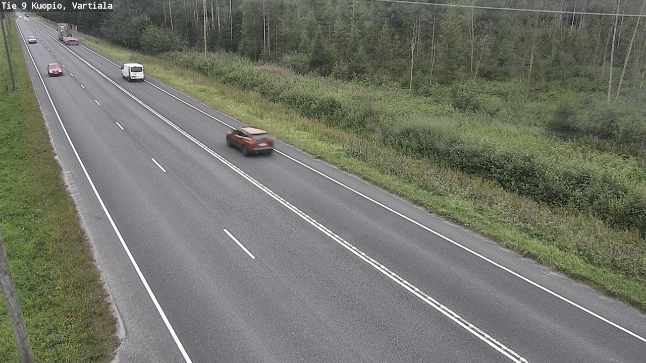 Weather Camera Image Road 9 Kuopio, Vartiala, Kuopio, Pohjois-Savo