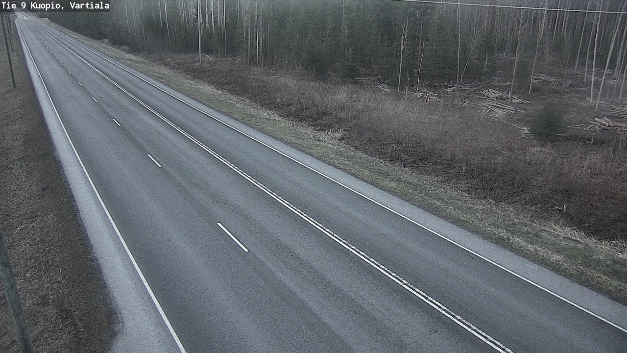 Kelikamerat Kuva Tie 9 Kuopio, Vartiala, Kuopio, Pohjois-Savo