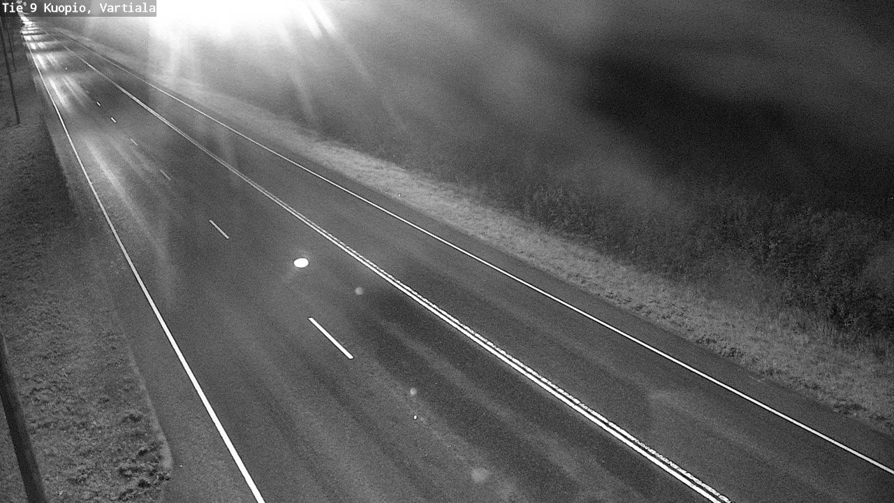 Weather Camera Image Road 9 Kuopio, Vartiala, Kuopio, Pohjois-Savo