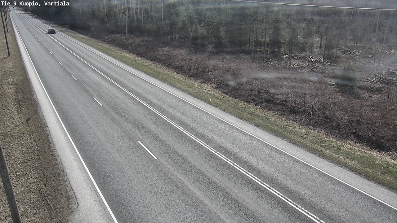 Weather Camera Image Road 9 Kuopio, Vartiala, Kuopio, Pohjois-Savo