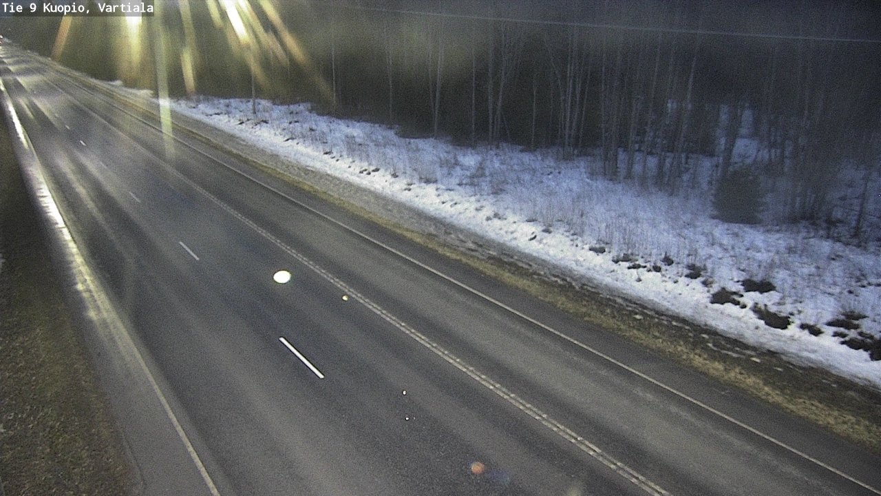 Weather Camera Image Road 9 Kuopio, Vartiala, Kuopio, Pohjois-Savo