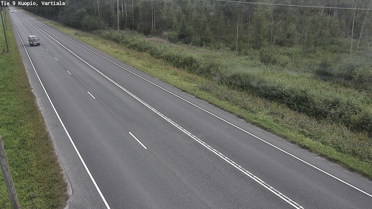 Kelikamerat Kuva Tie 9 Kuopio, Vartiala, Kuopio, Pohjois-Savo