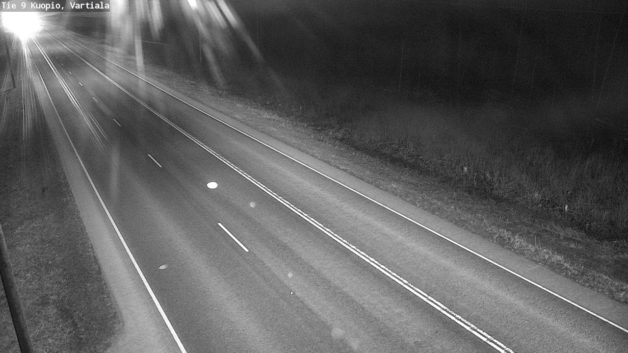 Weather Camera Image Väg 9 Kuopio, Vartiala, Kuopio, Pohjois-Savo